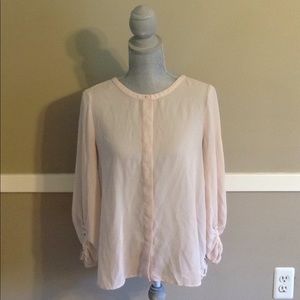 Loft blush blouse